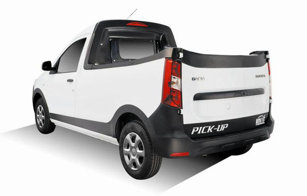 Dacia Dokker Van, transformat în Pick-up şi basculantă de carosierul francez Kollé - Poza 1