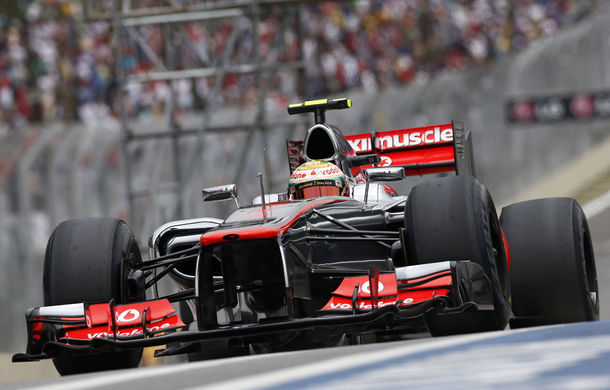 Hamilton în pole la Interlagos!
