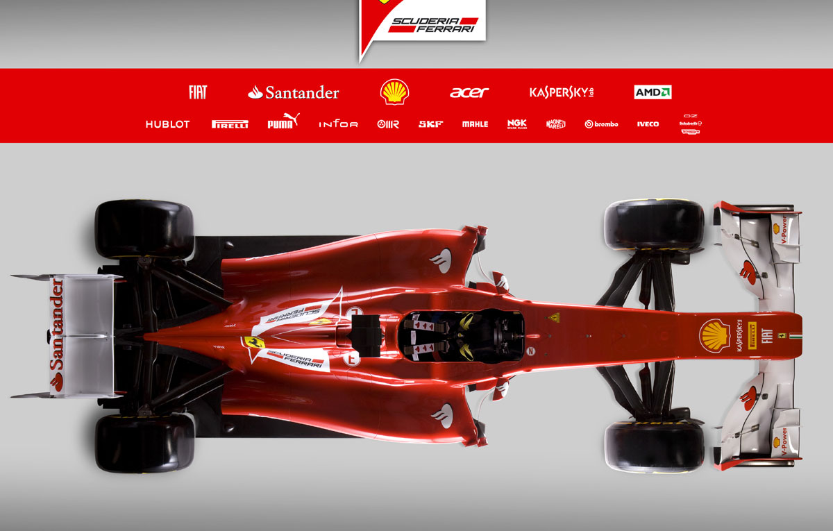 (foto) Ferrari F2012, noul monopost Ferrari pentru 2012