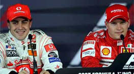 Kimi: "Maine, printre primii". Alonso: "I-am ajuns pe Ferrari"