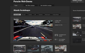 Porsche si-a facut cinema online!