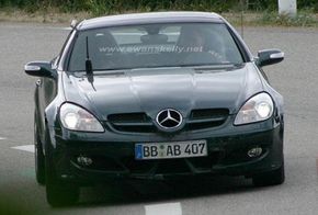 Mercedes SLK facelift, la Detroit