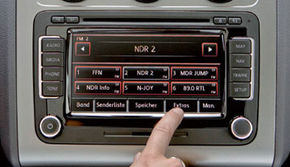 Touchscreen pe toate modelele VW din 2008