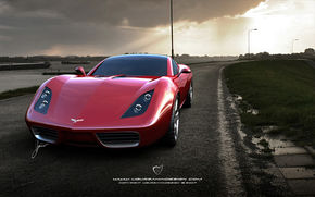 Corvette Z03 Concept: made by Ugur Sahin Design