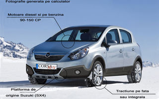 Opel pregateste un Corsa SUV