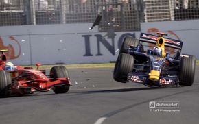 Massa si Coulthard isi paseaza vina pentru accident
