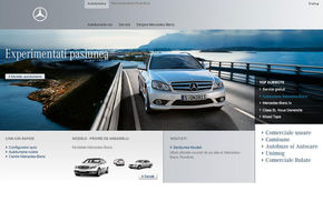 Mercedes-Benz Romania si-a lansat noul website