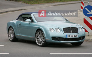 EXCLUSIV: Primele fotospion cu Bentley GTC Speed