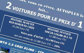 Dacia Logan, moneda de schimb in promotiile din Franta