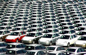 Piata auto de masini noi din UE a scazut  cu 8%