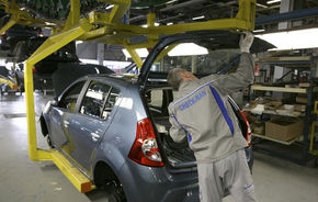 Productia auto a scazut cu 1.3% in Romania
