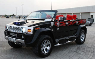 Hummer H2 Cabrio, made in Emiratele Arabe Unite