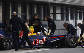 Red Bull a intrerupt testele din cauza cutiei de viteze