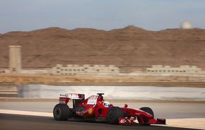 Ferrari, multumiti de rezultatele testelor din Bahrain