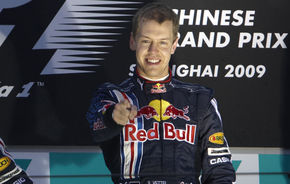 Vettel, incantat de victoria de la Shanghai