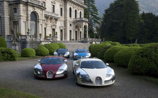 GALERIE FOTO: Cele patru exemplare Bugatti Veyron Centenaire
