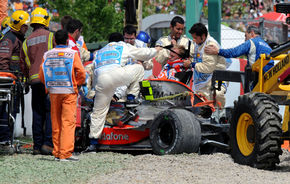 Accidentul lui Kovalainen modifica circuitul de la Barcelona
