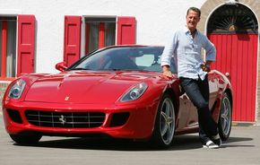 Schumacher promoveaza noul Ferrari 599 GTB HGTE