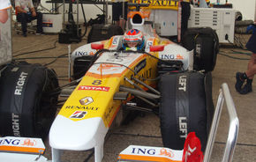 Grosjean a testat pentru Renault in locul lui Piquet