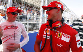 Raikkonen, onorat sa-l aiba coechipier pe Schumacher