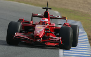 Schumacher va testa un Ferrari F2007 la Mugello