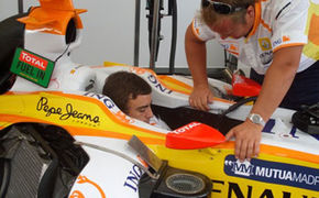 Alonso si Coulthard au facut show la Rotterdam