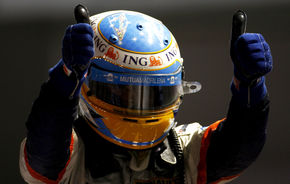 Alonso viseaza la un podium in fata propriilor suporteri