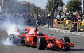 GALERIE FOTO: Ferrari a facut o demonstratie de F1 la Valencia