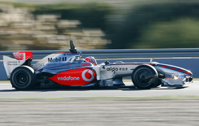 McLaren utilizeaza un element aerodinamic la Jerez