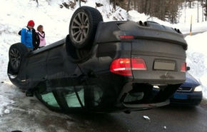 Accidente exotice: Poleiul rastoarna un BMW X5 M