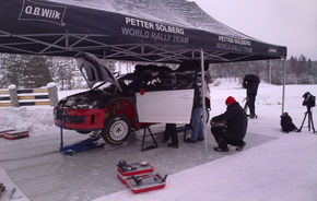 Solberg a testat pentru prima oara Citroen C4 WRC
