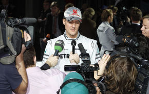 Schumacher, atacat cu intrebari dure la conferinta de presa