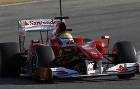 Massa, cel mai bun timp in a doua zi de teste de la Valencia