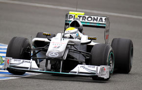 GALERIE FOTO: Rosberg conduce testele pe ploaie de la Jerez