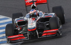 Button conduce plutonul la Jerez in a treia zi de teste