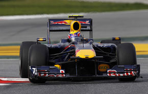 Red Bull incepe in forta testele de la Barcelona