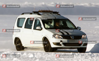 PREMIERA FOTO: Dacia testeaza viitorul sau monovolum