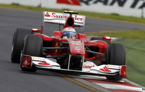 Alonso a testat o noua aripa fata in Australia