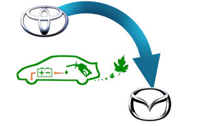 Mazda va folosi din 2013 sistemul hibrid Toyota