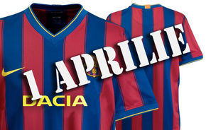 Dacia va aparea trei luni pe tricourile echipei FC Barcelona