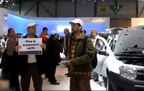 VIDEO: Primii contestatari ai lui Dacia Duster: ecologistii din Franta