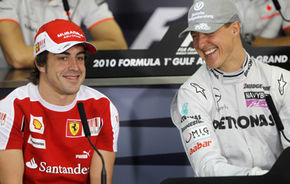 Alonso: “Schumacher este capabil sa lupte pentru titlul mondial”