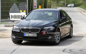 FOTO EXCLUSIV* : BMW testeaza Seria 5 in versiunea hibrida