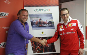Ferrari va fi sponsorizata de Kaspersky