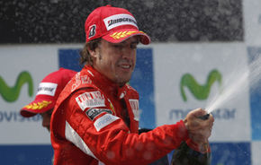 Alonso, in extaz dupa locul 2 obtinut in Spania