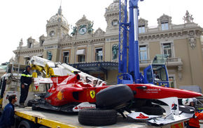 Şasiul lui Alonso de la Monaco nu mai poate fi reparat