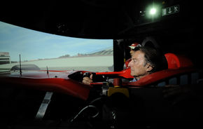 Montezemolo a testat în simulatorul Ferrari