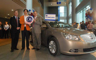 GM a vândut un milion de maşini în China de la începutul anului 2010