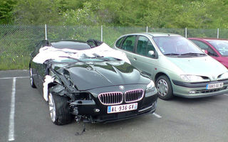 Primul accident cu noul BMW Seria 5