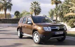 Franţa: Dacia oferă Duster 4x2 alimentat cu bioetanol şi o versiune diesel de 90 CP